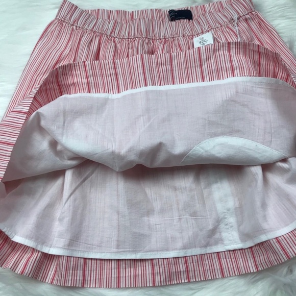 New GAP Women’s Casual Mini Striped Print White Lined Skirt Size XS - Picture 6 of 7